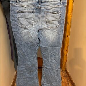 Maurices Light Blue Flare Jeans